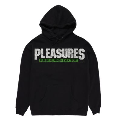 Pleasures Punish Hoodie Black - Černé - Mikina