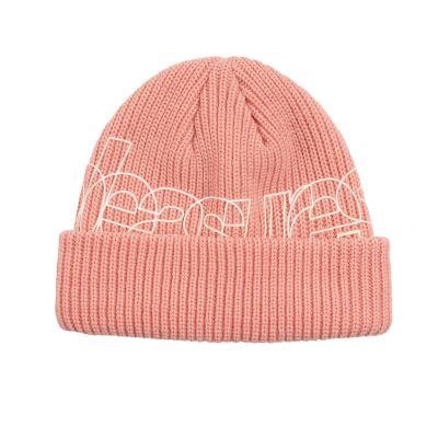 Pleasures Outline Beanie Pink - Růžové - Čepice