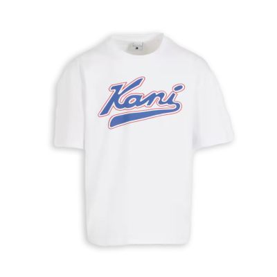 Karl Kani Varsity Print Tee White - Bílé - Triko