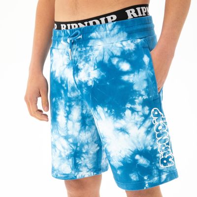 Rip N Dip RIPNTAIL Sweat Shorts - Modré - Kraťasy