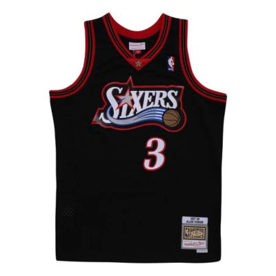 Mitchell & Ness NBA 76ERS 1997 Allen Iverson Dark Jersey - Černé - Dres Mitchell & Ness NBA 76ERS 1997 Allen Iverson Dark Jersey - Černé - Dres