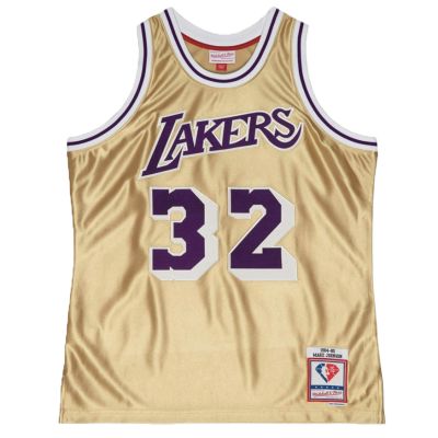 Mitchell & Ness Los Angeles Lakers Magic Johnson 75th Gold Swingman Jersey - Vícebarevné - Dres