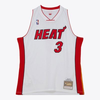 Mitchell & Ness NBA Miami Heat 2005 Dwayne Wade White Jersey - Bílé - Dres