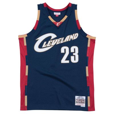 Mitchell & Ness NBA Cleveland Cavaliers Lebron James Navy Swingman Alternate Jersey - Modré - Dres