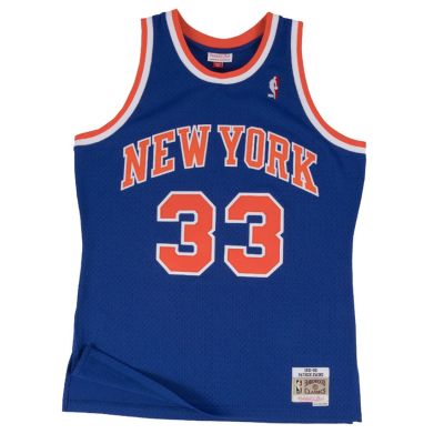 Mitchell & Ness Swingman Jersey New York Knicks Patrick Ewing Royal - Modré - Dres