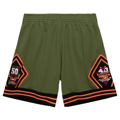 Mitchell & Ness Flight Chicago Bulls 1997 Swingman Shorts - Zelené - Kraťasy