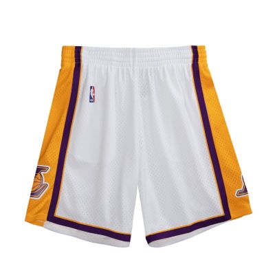Mitchell & Ness NBA Los Angeles Lakers Swingman Shorts - Bílé - Kraťasy