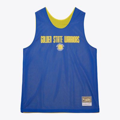 Mitchell & Ness NBA Team Glory Reversible Mesh Warriors Top - Žluté - Dres