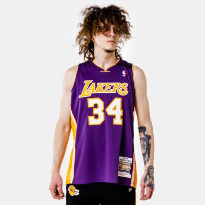 Mitchell & Ness Authentic Jersey Los Angeles Lakers Shaquille O'Neill Purple - Fialové - Dres Mitchell & Ness Authentic Jersey Los Angeles Lakers Shaquille O'Neill Purple - Fialové - Dres