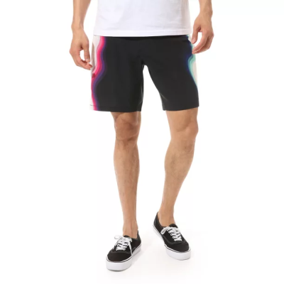 Vans Warped Sidestrap Boardshorts - Černé - Kraťasy