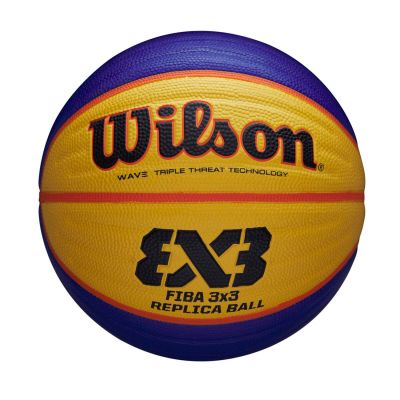 Wilson FIBA 3x3 Replica RBR Basketball - Žluté - Míč