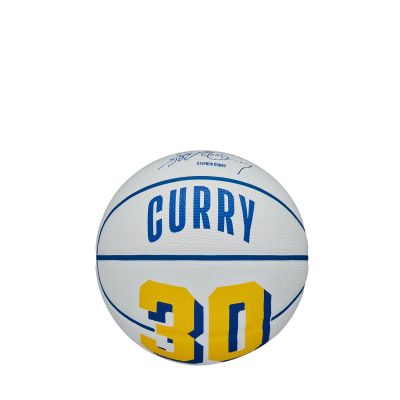 Wilson NBA Player Icon Mini Basketball Stephen Curry Size 3 - Bílé - Míč