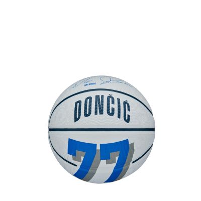 Wilson NBA Player Icon Mini Basketball Luka Dončić Size 3 - Bílé - Míč