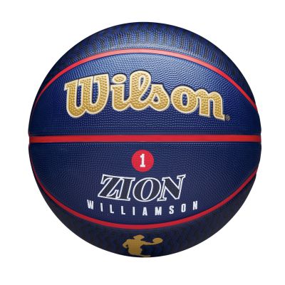 Wilson NBA Player Icon Outdoor Basketball Zion Size 7 - Modré - Míč