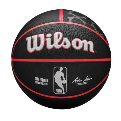 Wilson 2023 NBA Team City Collection Detroit Pistons Size 7 - Černé - Míč