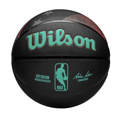 Wilson 2023 NBA Team City Collector Washington Wizards Size 7 - Černé - Míč Wilson 2023 NBA Team City Collector Washington Wizards Size 7 - Černé - Míč