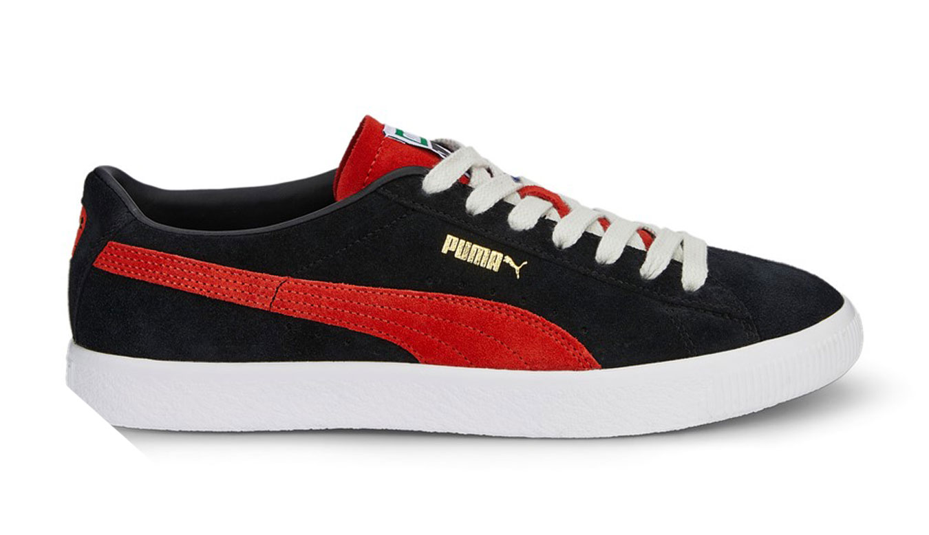 Puma Suede VTG Teams - Pánské - Tenisky Puma - Černé - 386581-02 - Velikost: 43