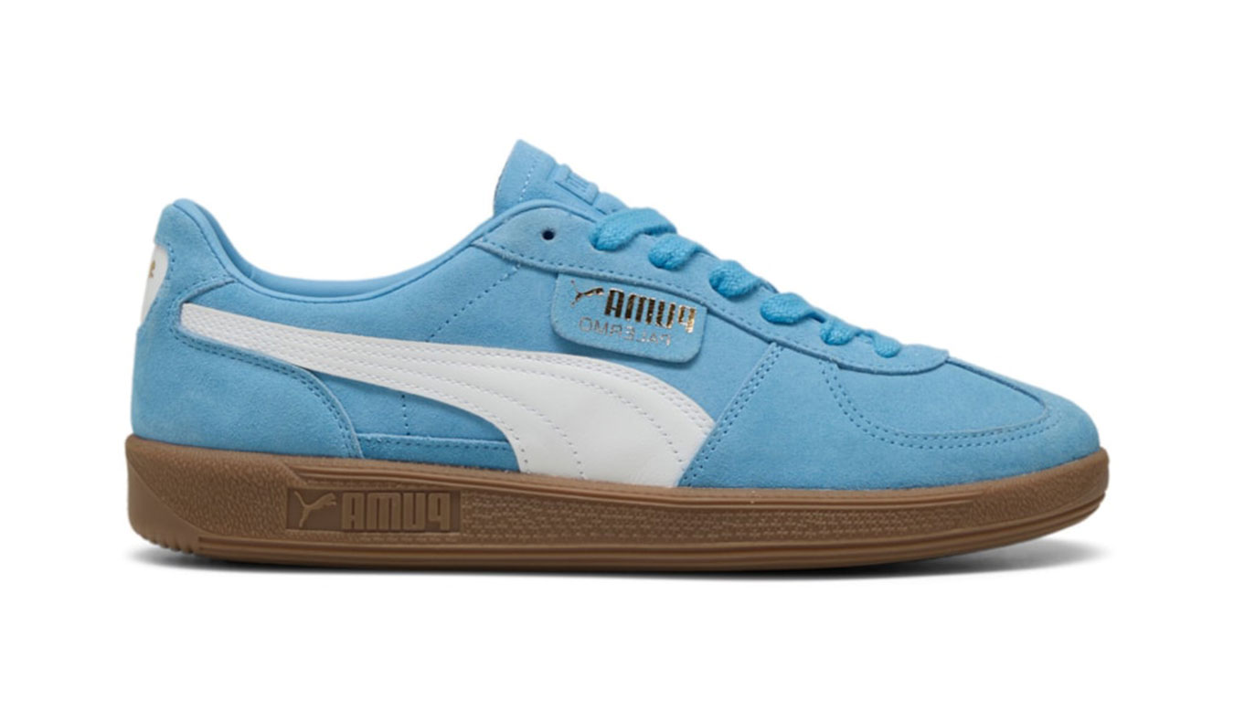 Puma Palermo Team Light Blue - Dámské - Tenisky Puma - Modré - 396463-44 - Velikost: 38 1/2