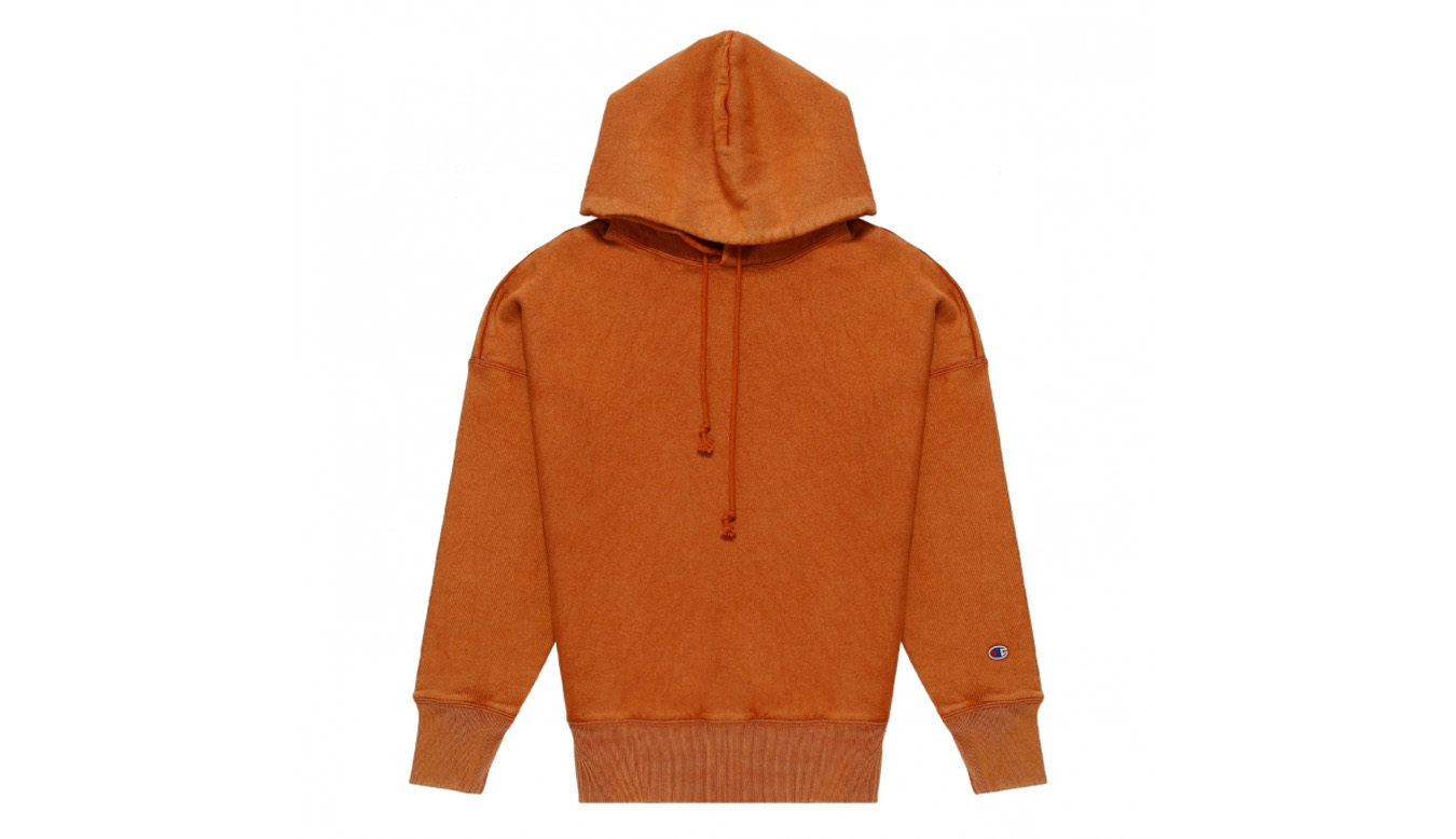 Champion Reverse Weave Crewneck - Pánské - Mikina Champion - Oranžové - 216489-MS053 - Velikost: S