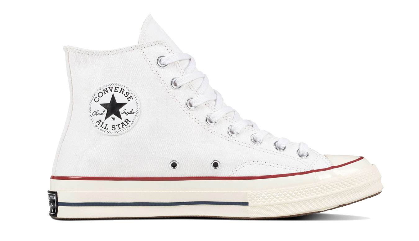 Converse Chuck Taylor All Star 70 Heritage Hi - Dětské - Tenisky Converse - Bílé - 162056C - Velikost: 39.5