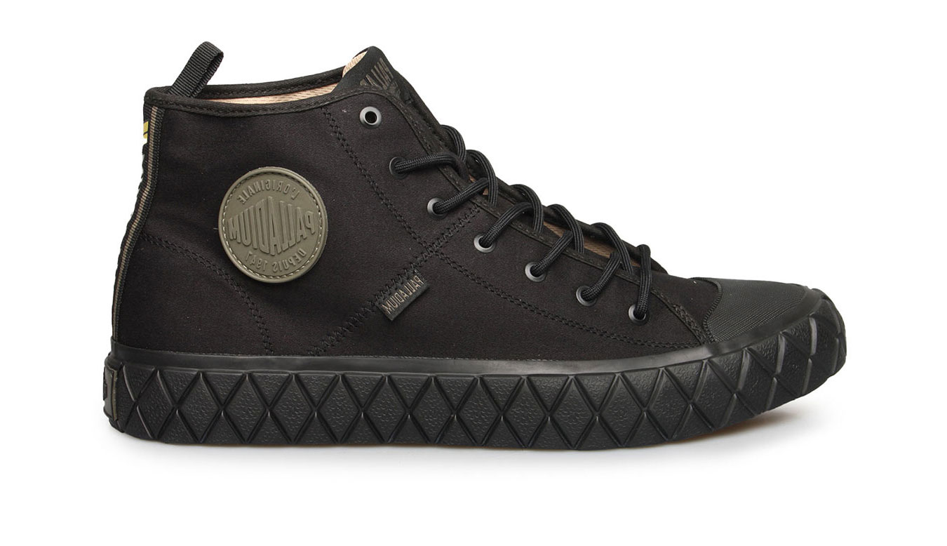 Palladium Palla Ace Mid Supply Black - Pánské - Tenisky Palladium - Černé - 78570-001-M - Velikost: 45