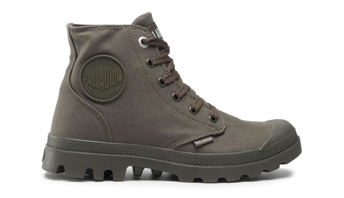 Palladium Mono Chrome Olive Green - Dámské - Tenisky Palladium - Zelené - 73089-325-M - Velikost: 44.5