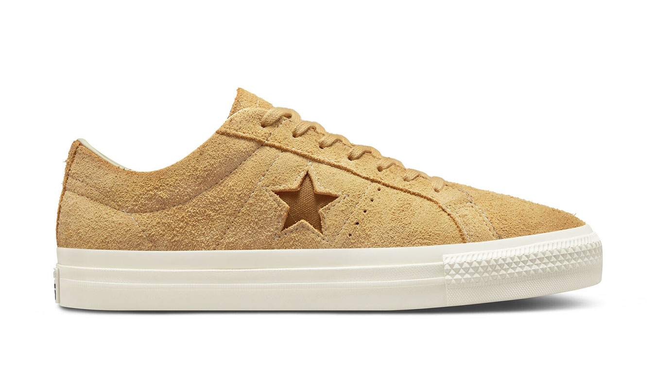 Converse One Star Pro Vintage Suede - Dámské - Tenisky Converse - Žluté - A04158C - Velikost: 38.5