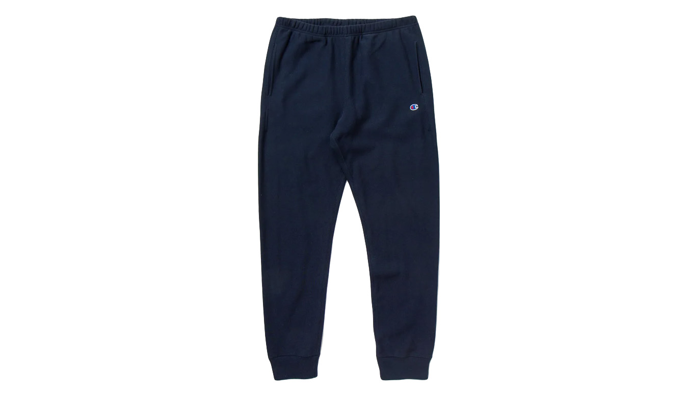 Champion Rib Cuff Pants - Pánské - Kalhoty Champion - Modré - 217238-BS501 - Velikost: L