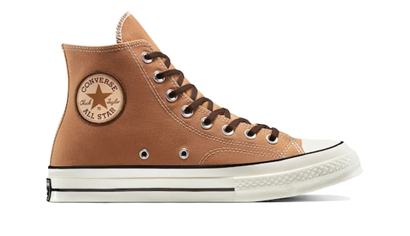 Converse Chuck 70 Houndstooth Lining 4.5 - Unisex - Tenisky Converse - Hnědé - A13291C - Velikost: 37.5