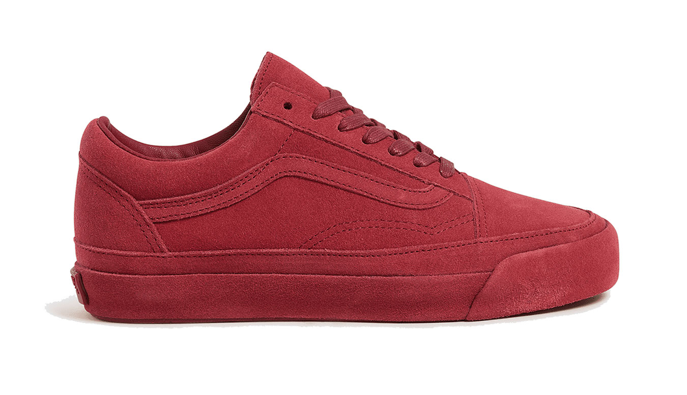 Vans LX Old Skool Suede Tomato - Unisex - Tenisky Vans - Červené - VN000D8YH2D - Velikost: 42.5