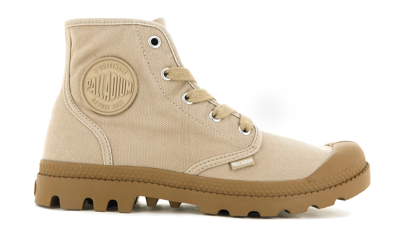 Levně Palladium Pampa Hi W - Dámské - Tenisky Palladium - Hnědé - 92352-227-M