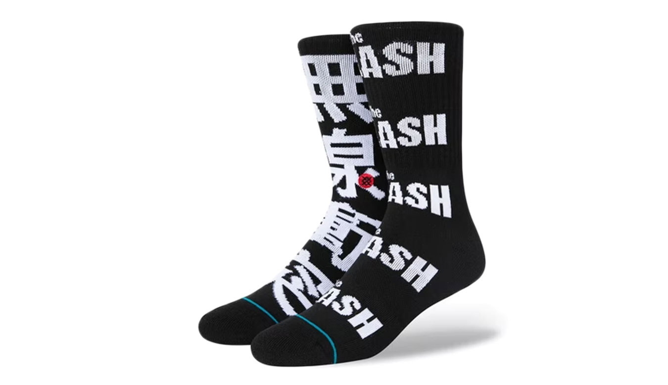 Levně Stance The Clash Radio Crew - Unisex - Ponožky Stance - Černé - A556D21RAD-BLK