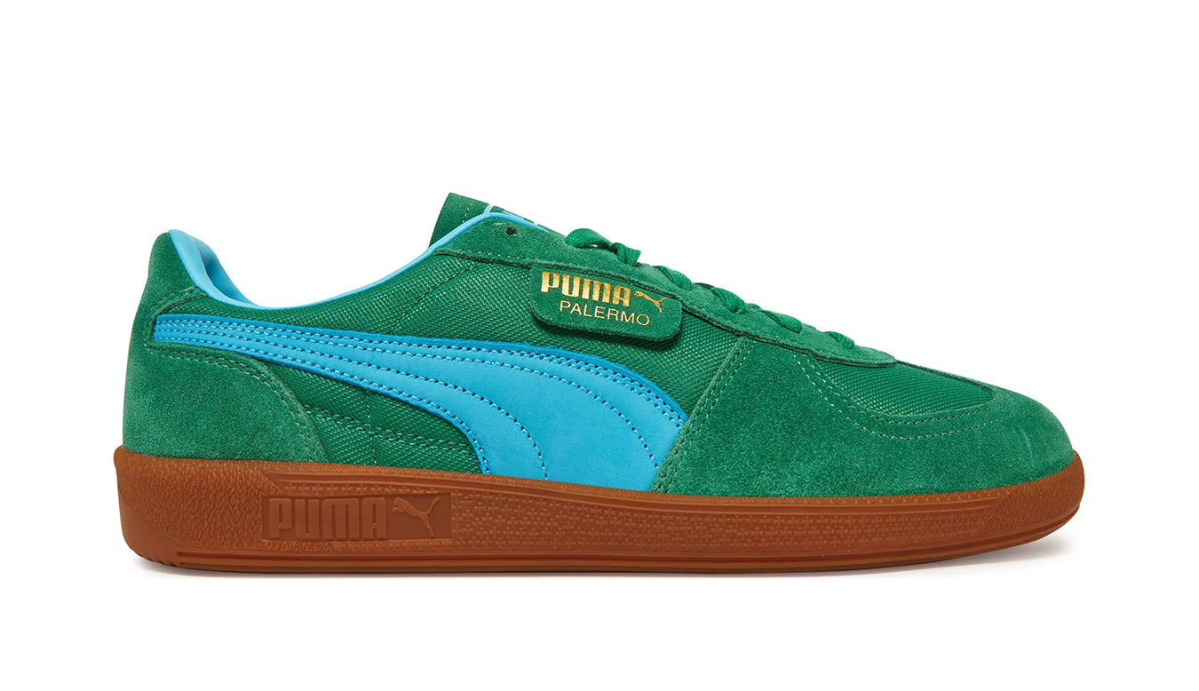 Puma Palermo Vintage Update - Unisex - Tenisky Puma - Zelené - 401364-01 - Velikost: 42.5