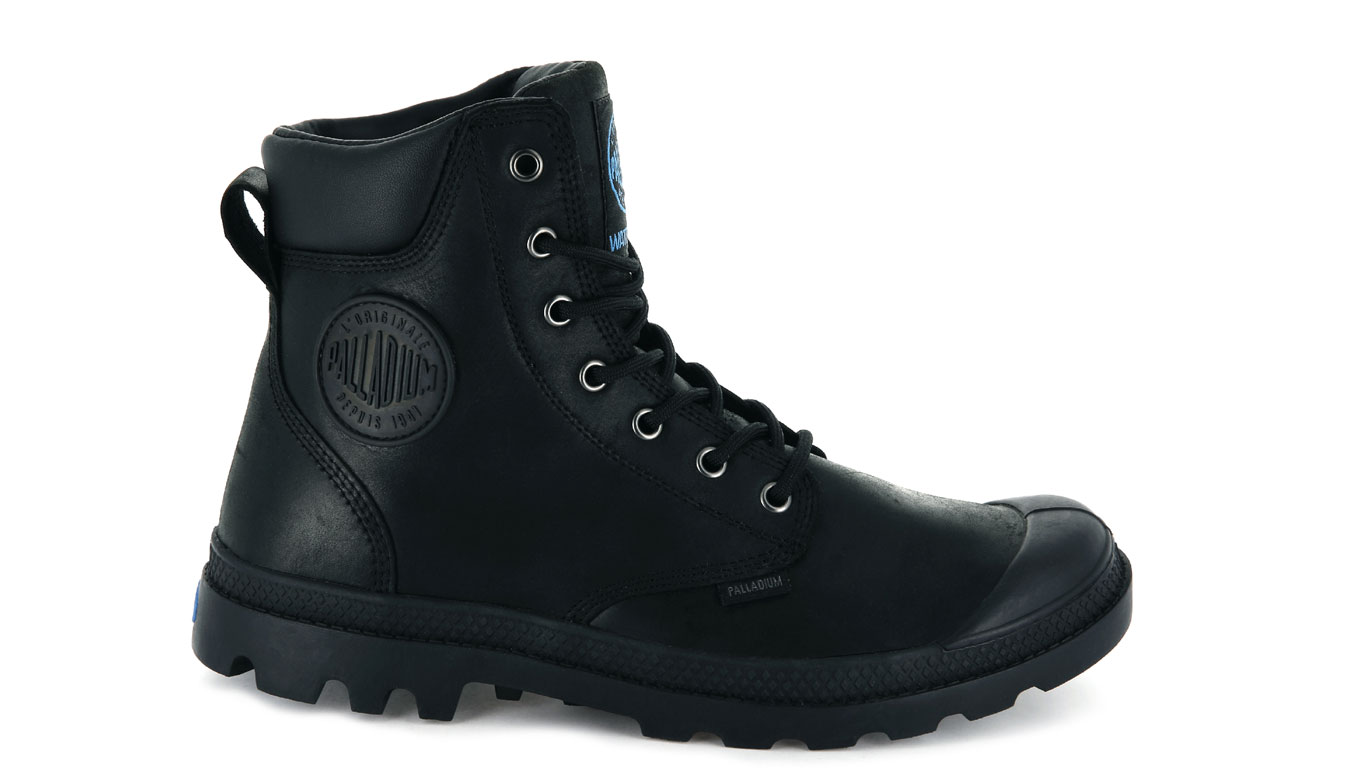 Palladium Pampa Sport Cuff Waterproof Lux - Pánské - Tenisky Palladium - Černé - 73231-060-M - Velikost: 36