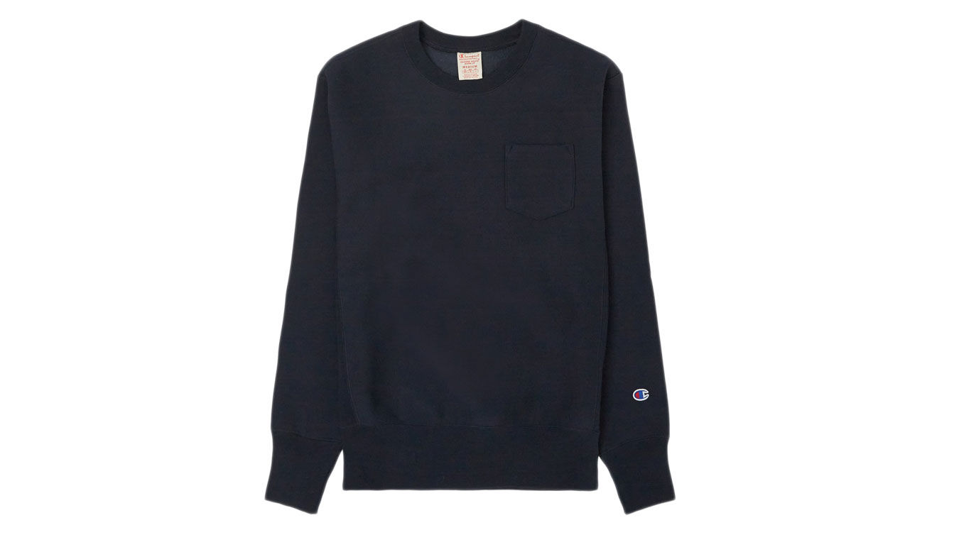 Champion Crewneck Sweatshirt - Pánské - Mikina Champion - Modré - 216497-BS501 - Velikost: XL