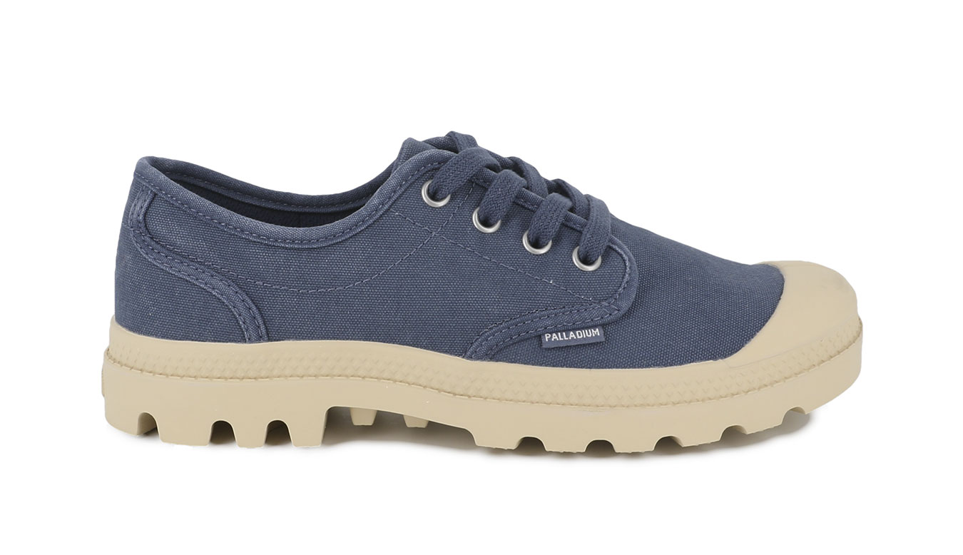 Levně Palladium Pampa Oxford 4.5 - Dámské - Tenisky Palladium - Modré - 92351-481-M