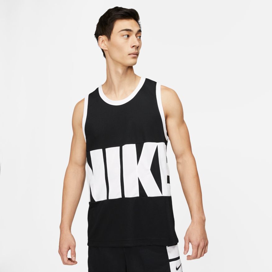 Nike Dri-FIT Basketball Jersey - Pánské - Dres Nike - Černé - DA1041-010 - Velikost: XL