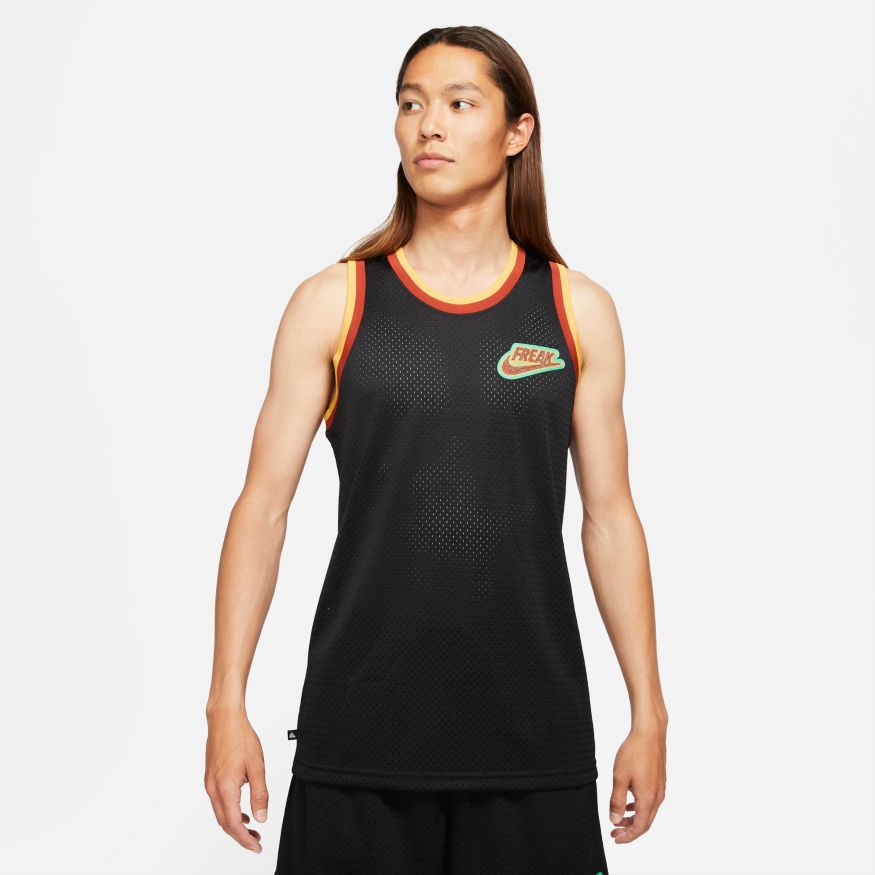Levně Nike Giannis "Freak" Mesh Jersey - Pánské - Dres Nike - Černé - DA5682-010