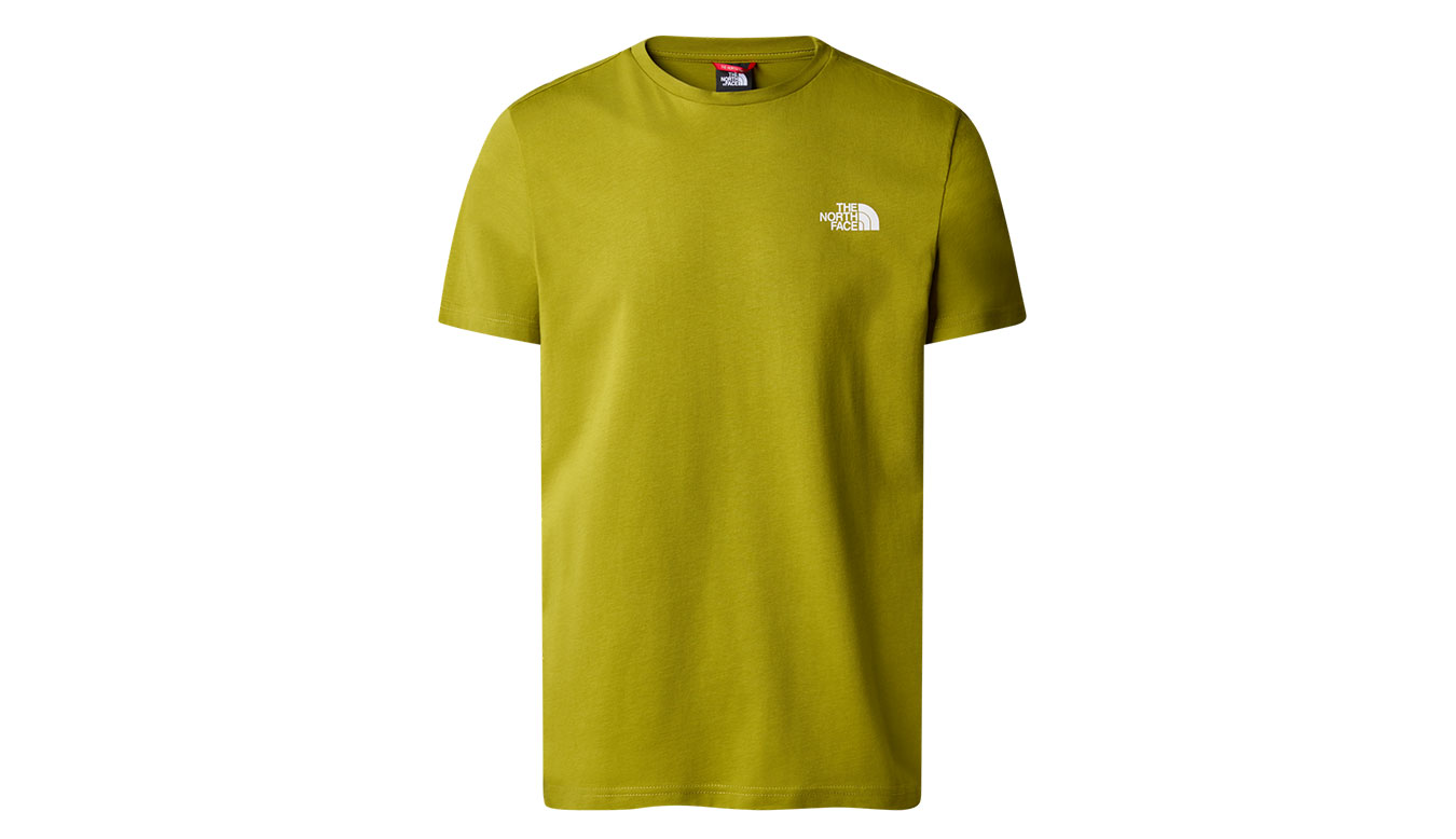 The North Face M S/S Simple Dome Tee - Pánské - Triko The North Face - Zelené - NF0A2TX5I0N - Velikost: S