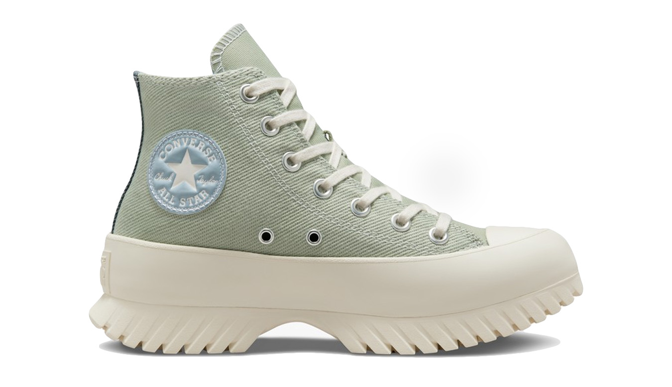 Converse Chuck Taylor All Star Lugged 2.0 Platform Denim - Dámské - Tenisky Converse - Zelené - A03809C - Velikost: 37.5