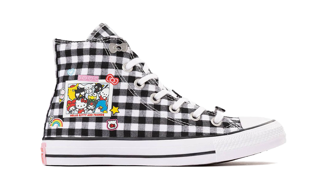 Levně Converse x Hello Kitty And Friends Chuck Taylor All Star Picnic 4.5 - Dámské - Tenisky Converse - Černé - A17697C