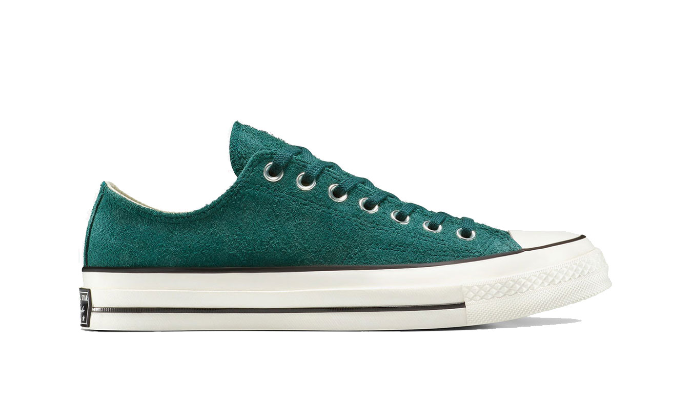Converse Chuck 70 Textured Suede 4.5 - Unisex - Tenisky Converse - Zelené - A15647C - Velikost: 38