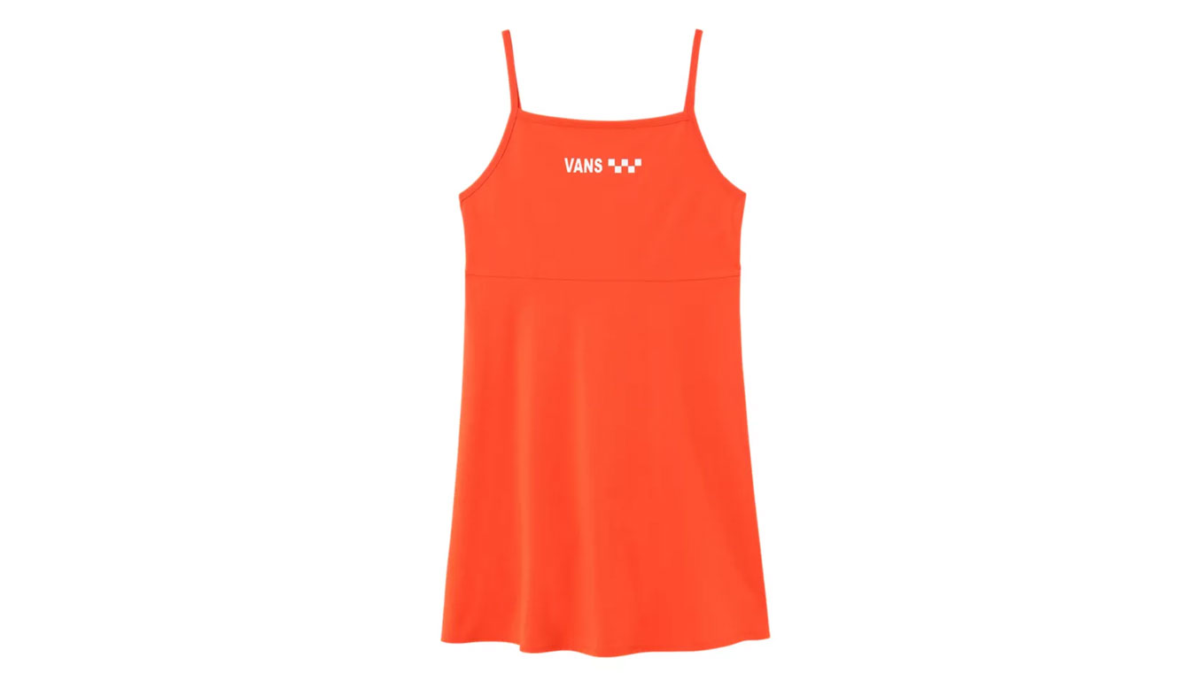 Vans Wm Meadowlark Skater Dress Grenadine - Dámské - Triko Vans - Růžové - VN0A4DPDYEP - Velikost: S