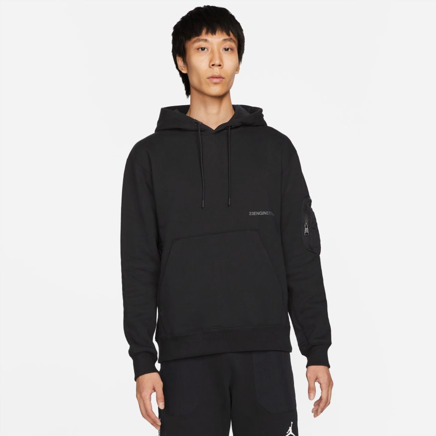 Levně Jordan 23 Engineered Statement Fleece Pullover - Pánské - Mikina Jordan - Černé - DJ0202-010