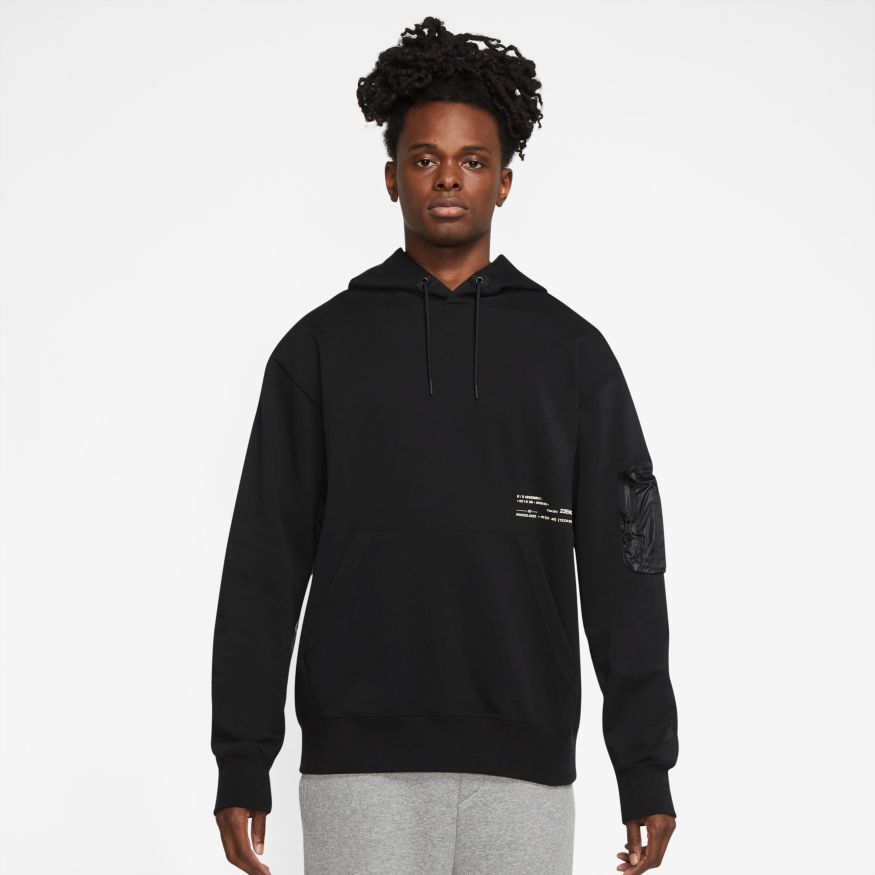 Jordan 23 Engineered Pullover Black - Pánské - Mikina Jordan - Černé - DM1859-010 - Velikost: S