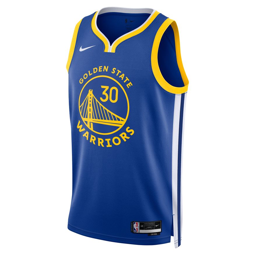 Nike Dri-FIT Golden State Warriors Icon Edition 2022/23 Swingman Jersey - Pánské - Dres Nike - Modré - DN2005-401 - Velikost: 2XL