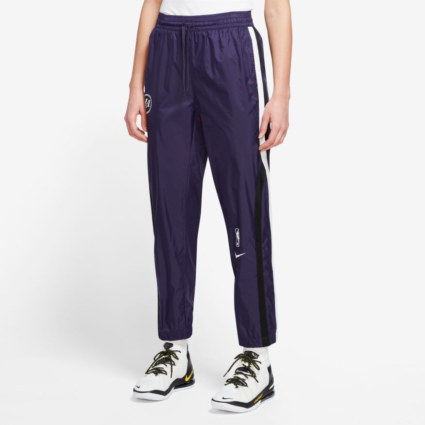 Nike Los Angeles Lakers Courtside City Edition Wmns Tracksuit Pants - Dámské - Kalhoty Nike - Fialové - DN4734-535 - Velikost: XL