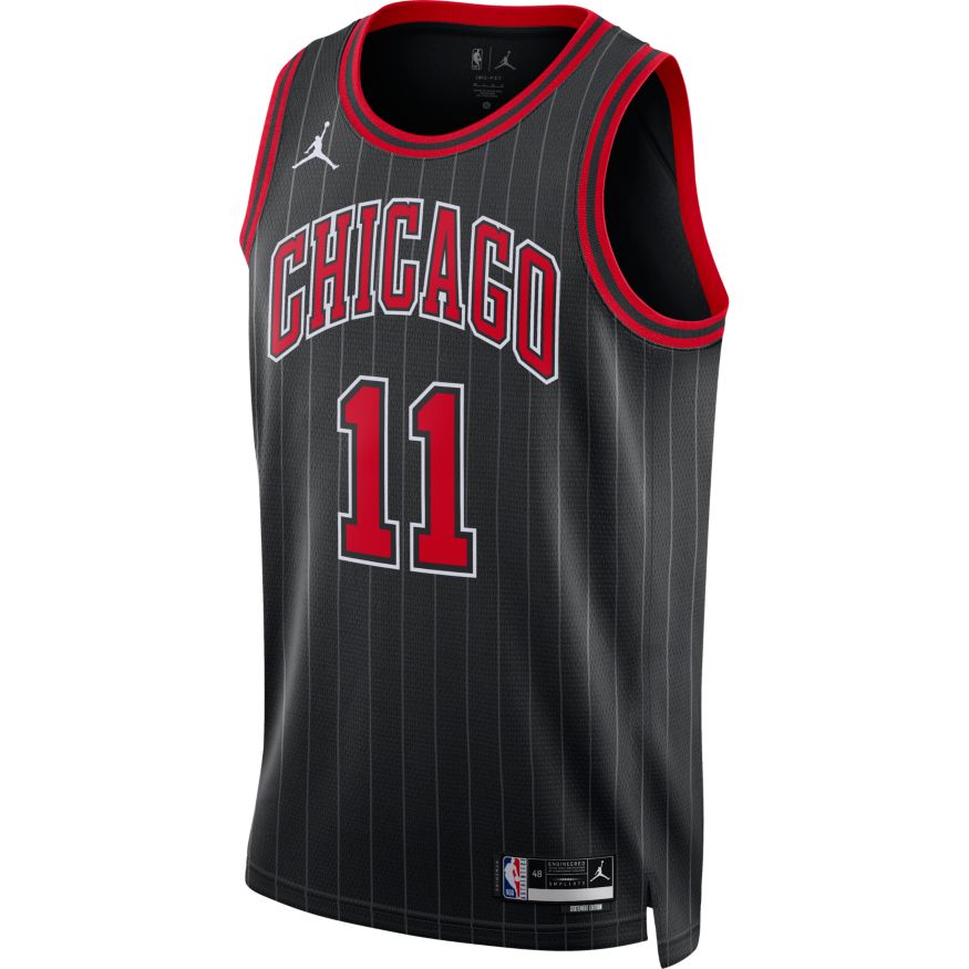 Levně Jordan Dri-FIT NBA DeRozan Demar Chicago Bulls Statement Edition 2022 Swingman Jersey - Pánské - Dres Jordan - Černé - DO9521-010