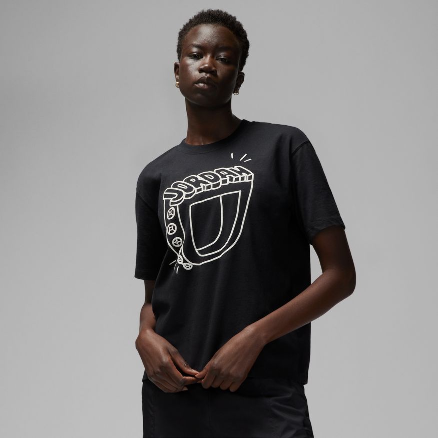 Levně Jordan Artist Series by Mia Lee Wmns Tee Black - Dámské - Triko Jordan - Černé - DQ4593-010