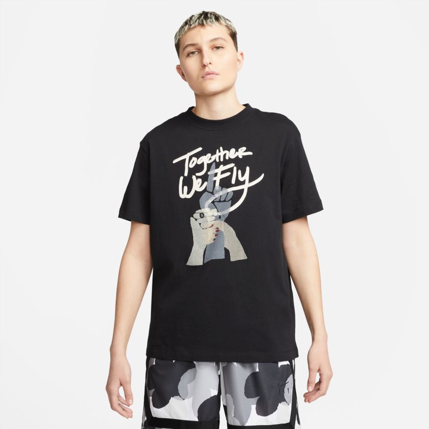 Nike Swoosh Fly Wmns Tee Black - Dámské - Triko Nike - Černé - DR2595-010 - Velikost: M